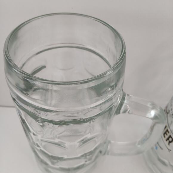 2 Gordon Biersch Festbier Beer Mugs 0.5L German Dimpled Glass Stein Set - Picture 7 of 15